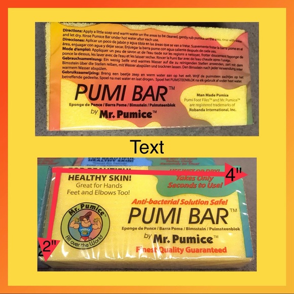 Set of 4 PUMI BARS By Mr. Pumice - Picture 3 of 3